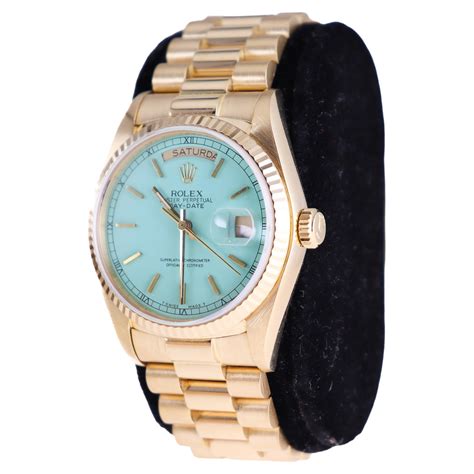 rolex tiffany gold|rolex with tiffany blue dial.